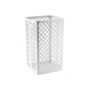 CESTINO LISTELLATO PER RACCOLTA SALVIETTE IN CARTA