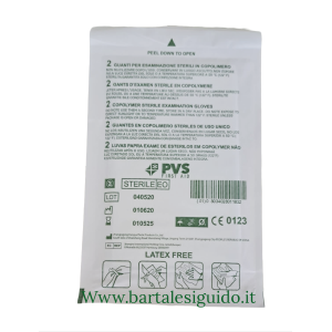 GUANTI STERILI DA ESAMINAZIONE RICAMBIO RICARICA VALIGETTA PRONTO SOCCORSO