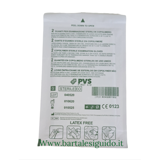 GUANTI STERILI DA ESAMINAZIONE RICAMBIO RICARICA VALIGETTA PRONTO SOCCORSO