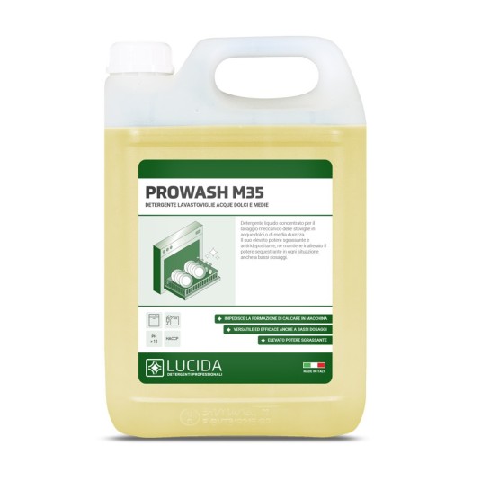 LAVASTOVIGLIE LIQUIDO PROWASH M35 LAVAGGIO MECCANICO 12 KG