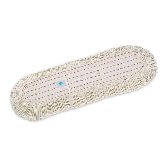 FRANGIA IN COTONE CM 40 PER SCOPE LINEARI SPOLVERATURA A SECCO DEI PAVIMENTI