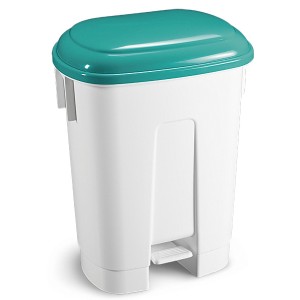 PATTUMIERA  CONTENITORE  LT.60 - APERTURA A PEDALE   VERDE