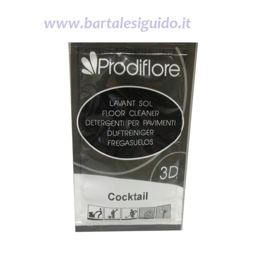 DETERGENTE PAVIMENTO CONCENTRATO PROFUMAZIONE PERSISTENTE IN MONODOSE COCKTAIL 