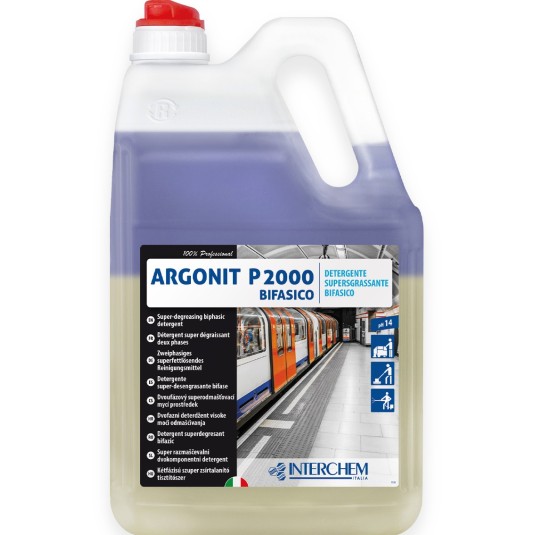 DETERGENTE INDUSTRIALE SUPERSGRASSANTE ARGONIT P2000 BIFASICO LT.5 DETERGENTE INDUSTRIALE SUPERSGRASSANTE ARGONIT P2000 BIFASICO LT.5