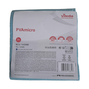 PANNO MULTIUSO PVA VILEDA LINEA ECOLOGICA  BLU  - 5 PZ