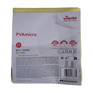 PANNO MULTIUSO PVA VILEDA LINEA ECOLOGICA  GIALLO - 5 PZ