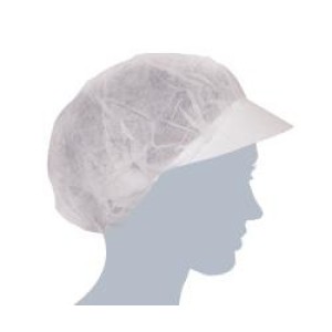 CUFFIA RETINA MICRONET CON VISIERA PZ.100 -DISPOSITIVO DI PROTEZIONE IGIENICA HACCP PZ.100