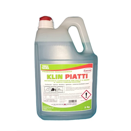 SAPONE  PIATTI LAVAGGIO STOVIGLIE A MANO 4x5 LT TRIPLA CONCENTRAZIONE