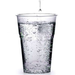 BICCHIERI 390 ML BIODEGRADABILI E COMPOSTABILI IN PLA ABBINABILI A COPERCHIO PZ.1000