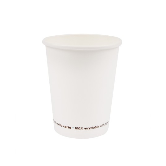 BICCHIERI IN CARTONCINO ML 250 RICICLABILE 50 PZ