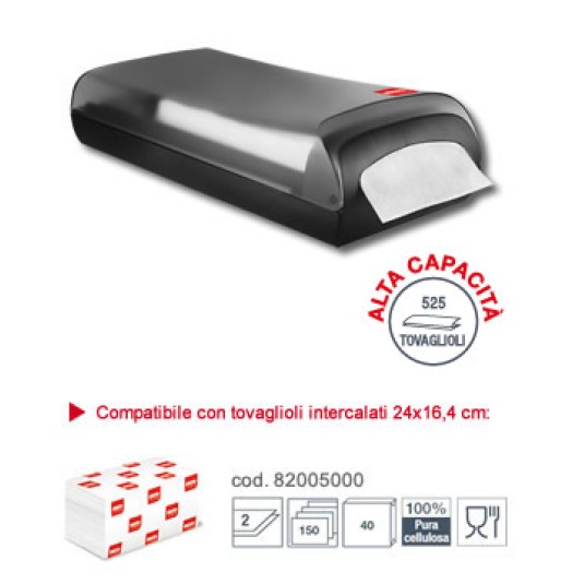 DISPENSER  RISTORAZIONE PER  TOVAGLIOLI IN CARTA SFALSATI