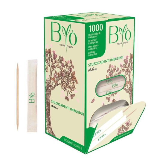 STUZZICADENTI IMBUSTATI SINGOLI  MULTIPACK 1000PZ X 5