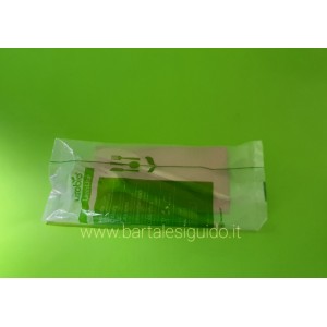BIS FORCHETTA COLTELLO TOVAGLIOLO BIODEGRADABILE E COMPOSTABILE 200 PZ