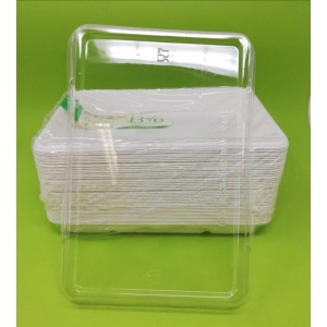 COPERCHI IN  RPET PLASTICA SECONDA VITA PER VASCHETTE RETTANGOLARE BYO