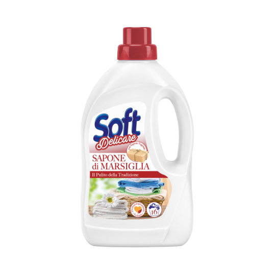 DETERSIVO LAVATRICE AL SAPONE DI MARSIGLIA 15 X 900 ML