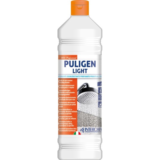 DETERGENTE ANTICALCARE PER SANITARI E SUPERFICI PULIGEN LIGHT 1 LT DETERGENTE ANTICALCARE PER SANITARI E SUPERFICI PULIGEN LIGHT 1 LT