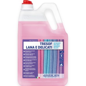 DETERSIVO LAVATRICE DELICATI CON ANTINFELTRENTE TRESOF  LT.5