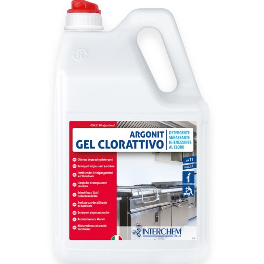 DETERGENTE SANIFICANTE GEL CLOR A BASE DI IPOCLORITO PER SUPERFICI DURE LT.5 DETERGENTE SANIFICANTE GEL CLOR A BASE DI IPOCLORITO PER SUPERFICI DURE LT.5