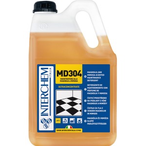 DETERGENTE PAVIMENTI SUPERCONCENTRATO MD 304 PER TUTTI I TIPI DI PAVIMENTI TANICA LT.5
