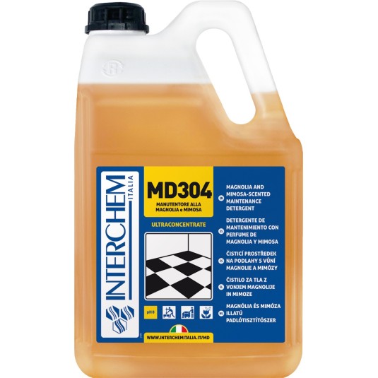 DETERGENTE PAVIMENTI SUPERCONCENTRATO MD 304 PER TUTTI I TIPI DI PAVIMENTI TANICA LT.5 DETERGENTE PAVIMENTI SUPERCONCENTRATO MD 304 PER TUTTI I TIPI DI PAVIMENTI TANICA LT.5