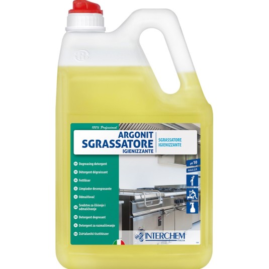 SGRASSATORE HACCP ARGONIT  SGRASSATORE CON IGIENIZZANTE LT.5