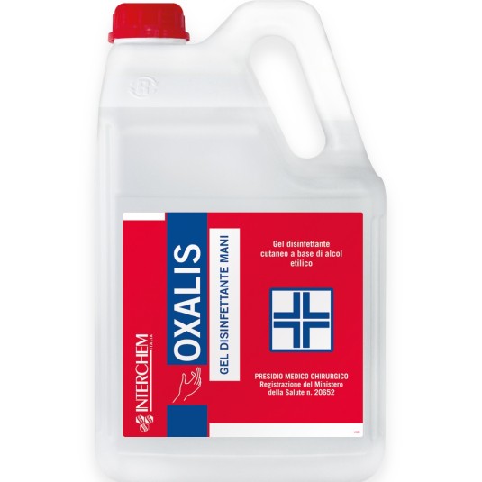 GEL DISINFETTANTE MANI  PRESIDIO MEDICO CHIRURGICO VIRUCIDA TANICA RICARICA LT.5