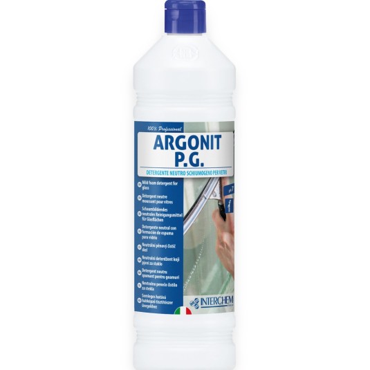 DETERGENTE SPECIFICO PER LA PULIZIA DI VETRATE A STECCA ARGONIT PG LT.1 DETERGENTE SPECIFICO PER LA PULIZIA DI VETRATE A STECCA ARGONIT PG LT.1