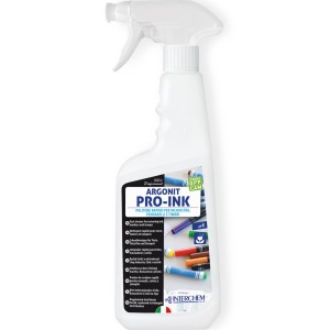 DETERGENTE SPECIFICO PER LA RIMOZIONE DI INCHIOSTRO , TIMBRI E MACCHIE OSTINATE ARGONIT PRO INK ML 750