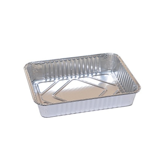 VASCHETTE ALLUMINIO 4 PORZIONI 100 PZ  NON UTILIZZABILE CON COPERCHIO