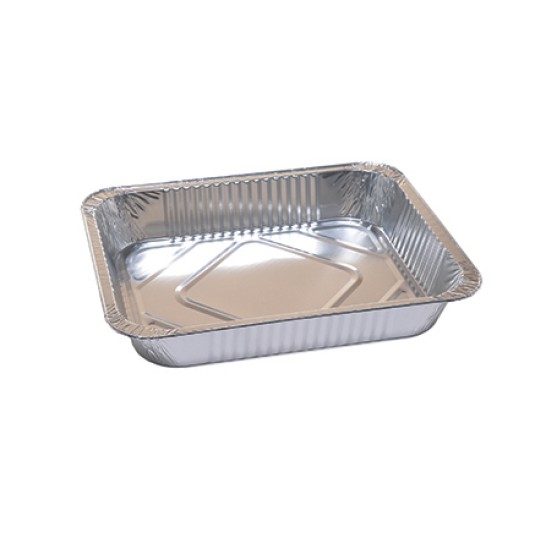 VASCHETTE ALLUMINIO 8 PORZIONI 50 PZ NON ABBINABILI A COPERCHIO