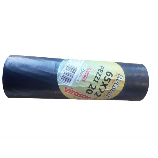 SACCHI RIFIUTI SPESSI A ROTOLO 75X62 - ROTOLO PZ.20 SACCHI RIFIUTI SPESSI A ROTOLO 75X62 - ROTOLO PZ.20