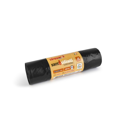SACCHI NETTEZZA NERO A ROTOLO 70X110 240 PZ SACCHI NETTEZZA NERO A ROTOLO 70X110 240 PZ