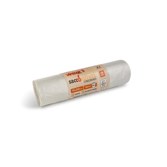 SACCHI NETTEZZA TRASPARENTI A ROTOLO 70X110 - BOX 240 PZ SACCHI NETTEZZA TRASPARENTI A ROTOLO 70X110 - BOX 240 PZ