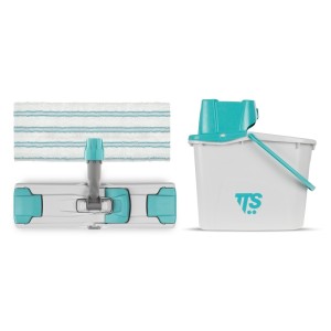 KIT PULIZIA UNI JUNIOR - SECCHIO  + STRIZZINO  + TELAIO + PANNO RICAMBIO 