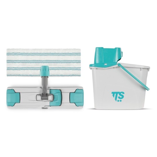 KIT PULIZIA UNI JUNIOR - SECCHIO  + STRIZZINO  + TELAIO + PANNO RICAMBIO 