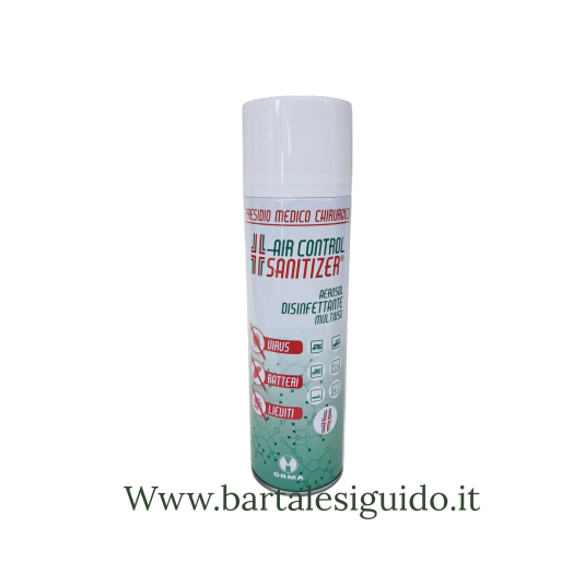 AIR CONTROL SANITIZER AEROSOL DISINFETTANTE VIRUCIDA CONDIZIONATORI AMBIENTI E SUPERFICI 500ML AIR CONTROL SANITIZER AEROSOL DISINFETTANTE VIRUCIDA CONDIZIONATORI AMBIENTI E SUPERFICI 500ML