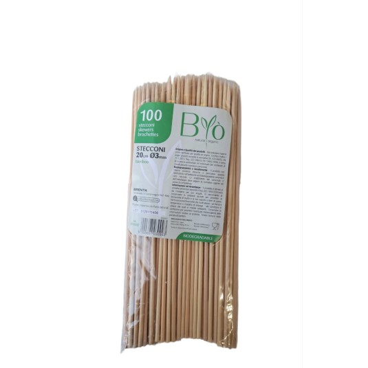 SPIEDI IN BAMBOO CM 20 PZ.100 SPIEDI IN BAMBOO CM 20 PZ.100