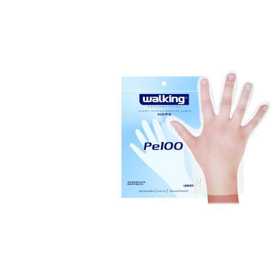 GUANTI MONOUSO IN PE -100 PZ 