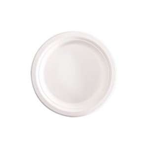 PIATTI MONOUSO PIANI TONDI DESSERT  BIODEGRADABILI E COMPOSTABILI - PZ.50