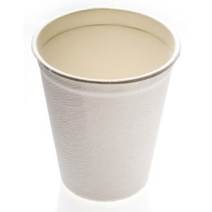 BICCHIERE IN POLPA DI CELLULOSA PER BEVANDE CALDE ML 350 PZ.50