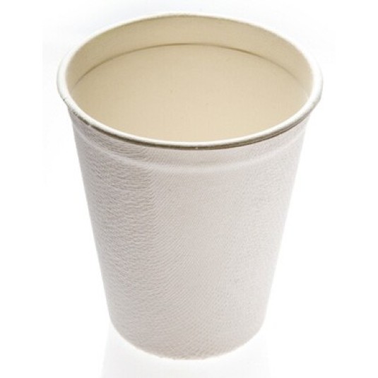 BICCHIERE IN POLPA DI CELLULOSA PER BEVANDE CALDE ML 350 PZ.50