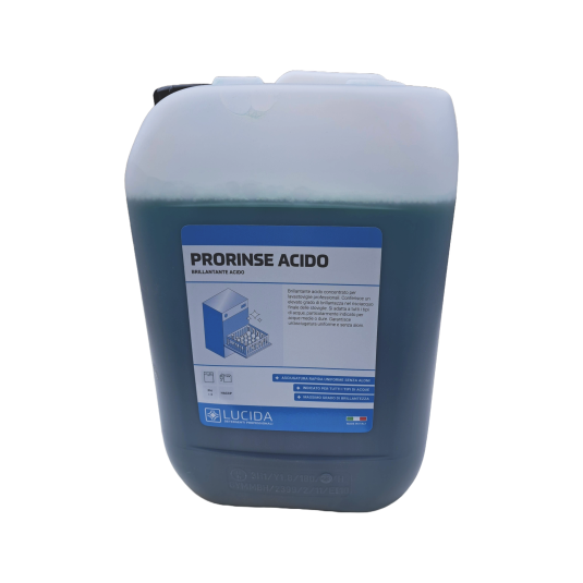 BRILLANTANTE PRO RINSE ACIDO TANICA LT.10 BRILLANTANTE PRO RINSE ACIDO TANICA LT.10