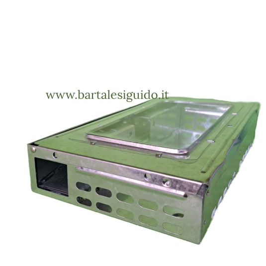 TIN CAT TRAPPOLA A CATTURA MULTIPLA  - STAZIONE MONITORAGGIO E CATTURA IN METALLO PER TOPI E BLATTE 