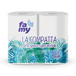 CARTA IGIENICA ROTOLINO COMPATTA 60 ROTOLI