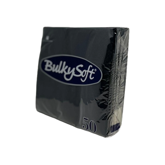 TOVAGLIOLI IN CARTA 33X33 2 VELI NERO 1200 PZ