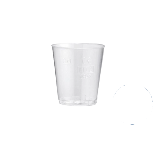 BICCHIERI  50 ML  SHOT MINI DRINK   LIQUORE  50 PZ IN PS