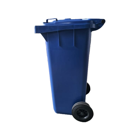 BIDONE INDUSTRIALE  BLU 120 LITRI  - CERTIFICATO UNI EN 840