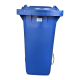 BIDONE INDUSTRIALE  BLU 120 LITRI  - CERTIFICATO UNI EN 840