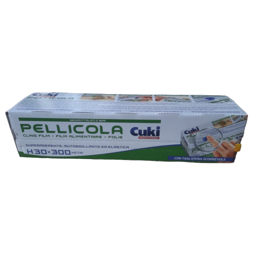ROLLI PROFESSIONALI  -  PELLICOLA   PER ALIMENTI MT 300 CON  BOX 