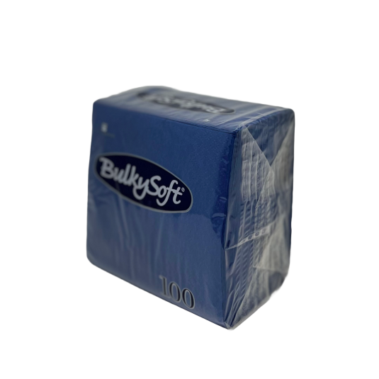 TOVAGLIOLI APERITIVO IN CARTA      24 X 24 cm BLU 100  TOVAGLIOLI